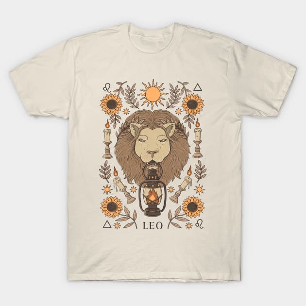 Leo, The Lion T-Shirt by thiagocorrea